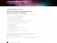 lebensqualitaet-seminare.de Webseite Vorschau