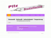 pilz-drucklufttechnik.de Webseite Vorschau