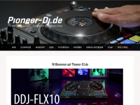 pioneer-dj.de Webseite Vorschau