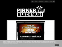 pirker-blechmusi.de Webseite Vorschau
