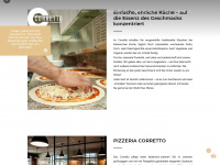 pizzeria-corretto.de Webseite Vorschau