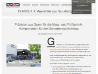 planolith.de Webseite Vorschau