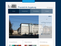 praxisklinik-augsburg.de Webseite Vorschau