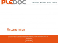 pledoc.de Webseite Vorschau