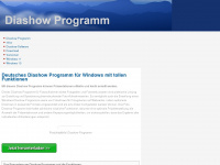 diashow-programm.de Webseite Vorschau