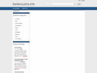 seitensuche.info Webseite Vorschau