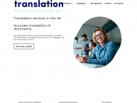 translation-translator.co.uk Webseite Vorschau