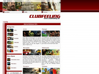 clubfeeling.de Webseite Vorschau