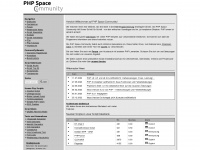 php-space.info Webseite Vorschau