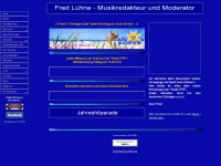 fred-luehne.com Webseite Vorschau