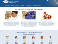 haus-der-astrologie.de Webseite Vorschau