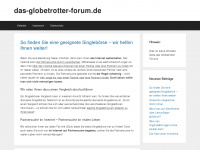 das-globetrotter-forum.de Webseite Vorschau