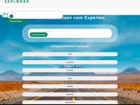 explorer.de Webseite Vorschau