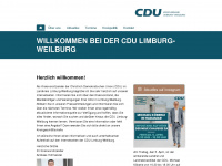 cdu-limburg-weilburg.de Webseite Vorschau