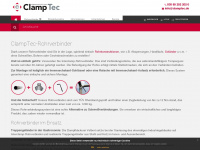 clamptec.de Webseite Vorschau