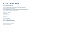 synchronis.de Webseite Vorschau