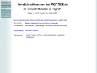 ponfick.de Webseite Vorschau