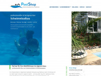 pool-shop.com Webseite Vorschau