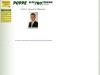 poppe-elektrotechnik.de Webseite Vorschau