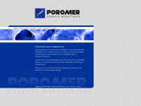 poromer.de Webseite Vorschau