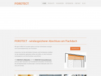 porotect.de Webseite Vorschau