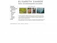 elisabeth-zander.de Webseite Vorschau