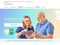 zahnarztpraxis-hanke.de Webseite Vorschau