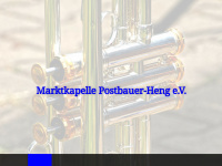 marktkapelle-postbauer-heng.de Webseite Vorschau