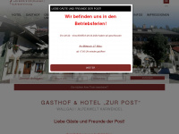 posthotel-wallgau.com Webseite Vorschau