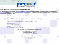 praxa.de Webseite Vorschau