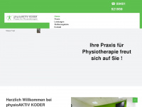 praxis-physioaktiv.de Webseite Vorschau