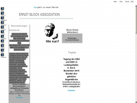 ernst-bloch.net Webseite Vorschau