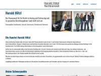 rechtsanwalt-hoetzl.de Webseite Vorschau
