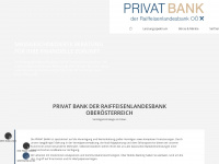 privatbank.at Webseite Vorschau