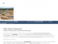 pro-bau-passau.com Webseite Vorschau