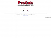procab.de Webseite Vorschau