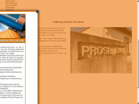 proesl-bau.de Webseite Vorschau