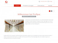 profipac.at Webseite Vorschau