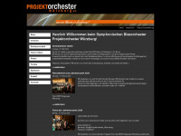 projektorchester.de Webseite Vorschau