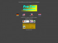 pro-tec-kegelsport.de Webseite Vorschau