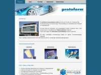 protoform.de Webseite Vorschau