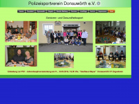 psv-donauwoerth.de Webseite Vorschau