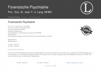 forensische-psychiatrie.de Webseite Vorschau