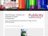 publicity-tuerkheim.de Webseite Vorschau