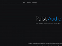 pulst-audio.de Webseite Vorschau