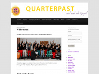 quarterpast.de Webseite Vorschau