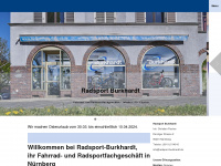 radsport-burkhardt.de Webseite Vorschau