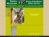 rainers-messerwelt.de Webseite Vorschau