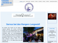 rangers-langweid.de Webseite Vorschau