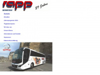 rapp-busreisen.de Webseite Vorschau